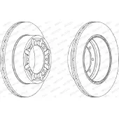 FERODO Jarrulevy FCR340A, 1 Kappale
