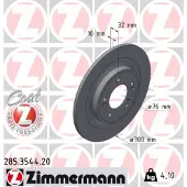 ZIMMERMANN Jarrulevy (1kpl) 285.3544.20