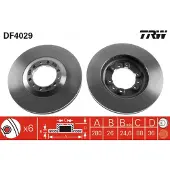 TRW Jarrulevy (1kpl) DF4029