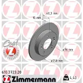 ZIMMERMANN Jarrulevy (1kpl) 610.3723.20