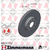 ZIMMERMANN Jarrulevy (1kpl) 600.3271.52