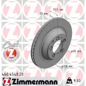 ZIMMERMANN Jarrulevy (1kpl) 460.4548.20