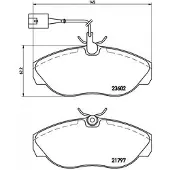 Brembo Jarrupalasarja (4kpl), levyjarru P 23 083