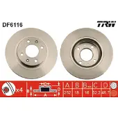 TRW Jarrulevy (1kpl) DF6116