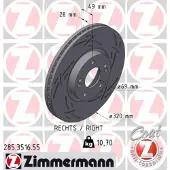 ZIMMERMANN Jarrulevy (1kpl) 285.3516.55