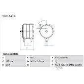 Bosch Laturi 0 986 041 640