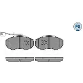 Meyle Jarrupalasarja (4kpl), levyjarru 025 239 1719/PD