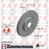 ZIMMERMANN Jarrulevy (1kpl) 430.2631.20