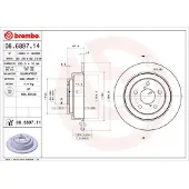 Brembo Jarrulevy (1kpl) 08.6897.11