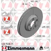 ZIMMERMANN Jarrulevy (1kpl) 460.1558.75