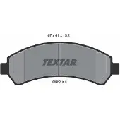 Textar Jarrupalasarja (4kpl), levyjarru 2366301