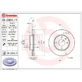 Brembo Jarrulevy (1kpl) 09.C824.11