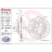 Brembo Jarrulevy (1kpl) 09.9768.1X