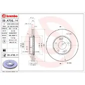Brembo Jarrulevy (1kpl) 09.A706.11