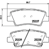 Brembo Jarrupalat Taka, P 30 101