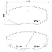 Brembo Jarrupalasarja (4kpl), levyjarru P 30 055X