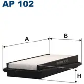 FILTRON Ilmansuodatin AP 102