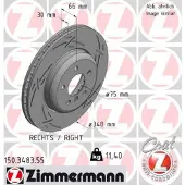 ZIMMERMANN Jarrulevy (1kpl) 150.3483.55