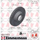 ZIMMERMANN Jarrulevy (1kpl) 460.4509.55