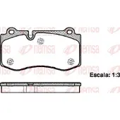 REMSA Jarrupalat Etu, 1202.00 - Mercedes - W211, S-klass, Sl r230, C219, W221, C216, Cl-klass