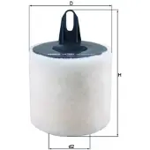MAHLE ORIGINAL Ilmansuodatin Mahle, LX 1651 - BMW - 1-SERIE-serie, E9*, X1 e84