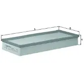 MAHLE ORIGINAL Ilmansuodatin LX 792