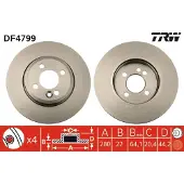 TRW Jarrulevy (1kpl) DF4799