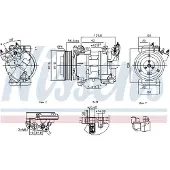 Nissens Kompressori, ilmastointilaite 891016