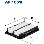 FILTRON Ilmansuodatin AP 105/8