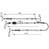 Bosch Vaijeri, seisontajarru 1 987 482 804