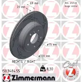 ZIMMERMANN Jarrulevy ZIMMERMANN 150.3484.55
