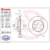 Brembo Jarrulevy 09.4869.41