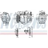 Nissens Kompressori, ilmastointilaite 890763