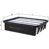 MAHLE ORIGINAL Ilmansuodatin LX 4247