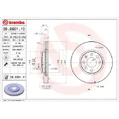 Brembo Jarrulevy (1kpl) 09.8601.11