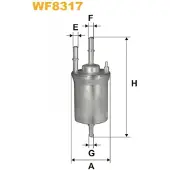 WIX FILTERS Polttoainesuodatin WF8317