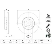 Bosch Jarrulevy (1kpl) 0 986 479 H45
