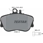 Textar Jarrupalasarja (4kpl), levyjarru 2143905