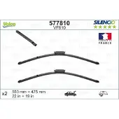 Valeo Pyyhkijänsulka Silencio Xtrm VF810, 550/475mm, Edessä, 2 Kappale