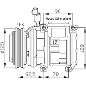 NRF Kompressori, ilmastointilaite 32449