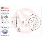 Brembo Jarrulevy (1kpl) 08.5803.41