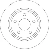 TRW Jarrulevy (1kpl) DF6556