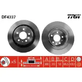 TRW Jarrulevy (1kpl) DF4337
