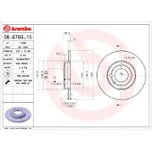 Brembo Jarrulevy 08.6785.10