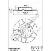 Brembo Jarrulevy (1kpl) 08.2985.75