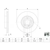 Bosch Jarrulevy 0 986 479 H74, 1 Kappale