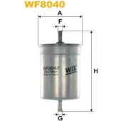WIX FILTERS Polttoainesuodatin WF8040