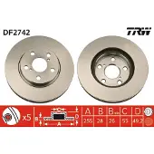 TRW Jarrulevy (1kpl) DF2742
