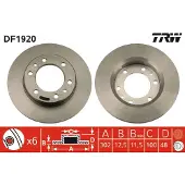 TRW Jarrulevy (1kpl) DF1920