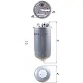 MAHLE ORIGINAL Polttoainesuodatin KL 147/1D